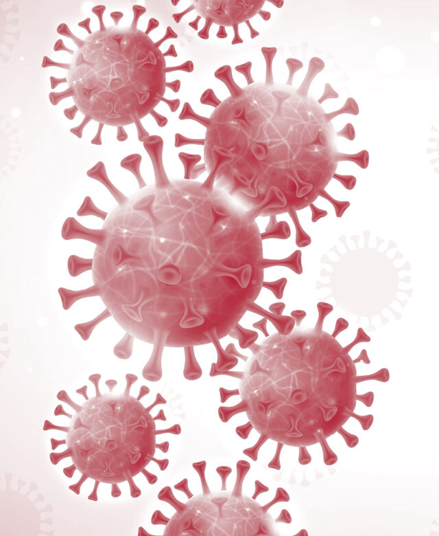 Visuel virus rouge