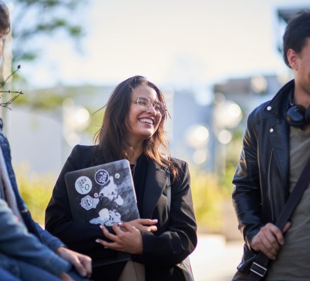 Étudiants en extérieur