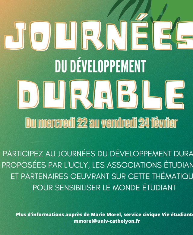 Journées du développement durable 2023